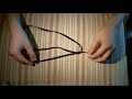 How to make a simple knot (for shoelace bandana face mask)