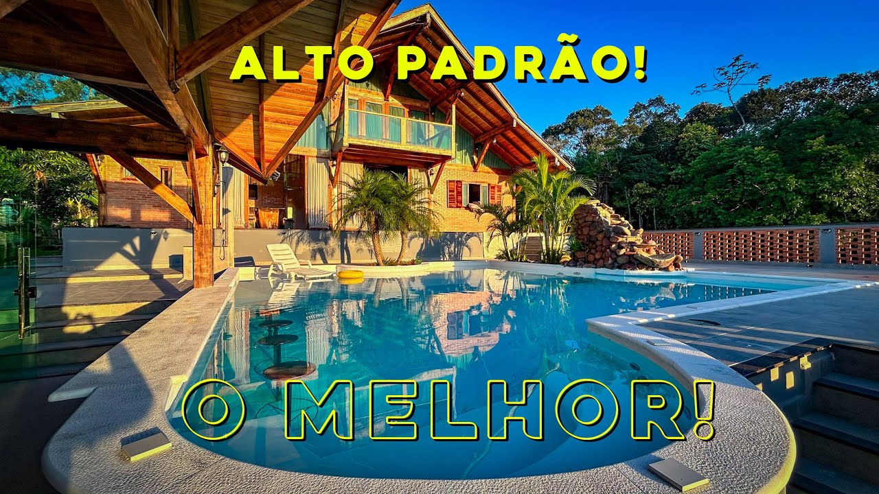 PARAÍSO ESCONDIDO EM CAMBORIÚ-SC á VENDA | Chácara de Alto Padrão com BOATE Particular e Muito Mais!