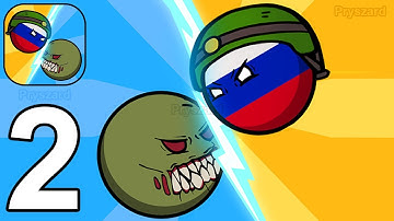 Country Balls - Zombie Attack - Gameplay Walkthrough Part 2 World War Zombie Attack (iOS, Android)