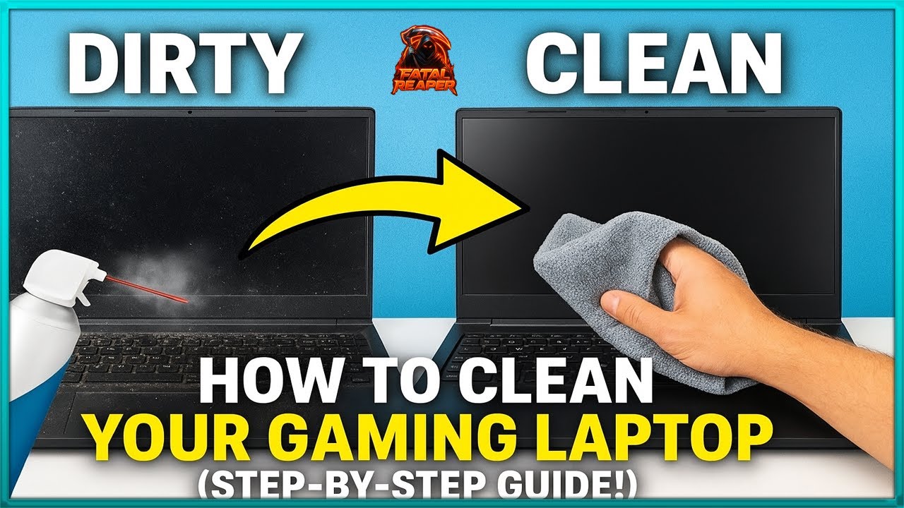 How to CLEAN Your Gaming Laptop Step by Step Guide! - YouTube