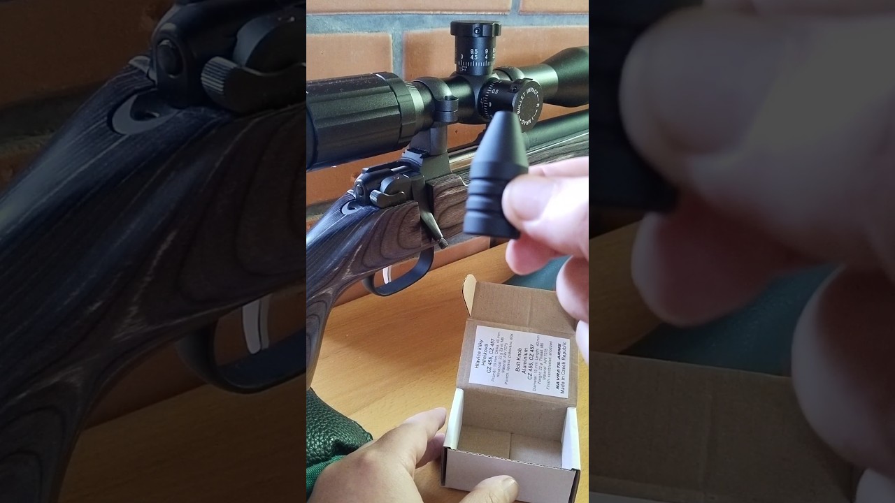 How to improve the length of the bolt handle on the cz 527 rifle for better loading.