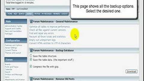How To Back Up Your SMF