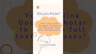 Connect Your Library to Google Scholar   #school #tutorial