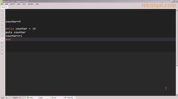 Loops in Ruby - tekniqal.com