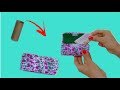DIY- Porta moedas feito com rolo de papel higiênico.