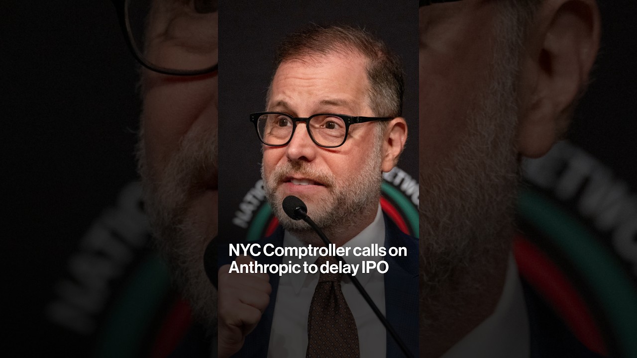 NYC Comptroller calls on Anthropic to delay IPO