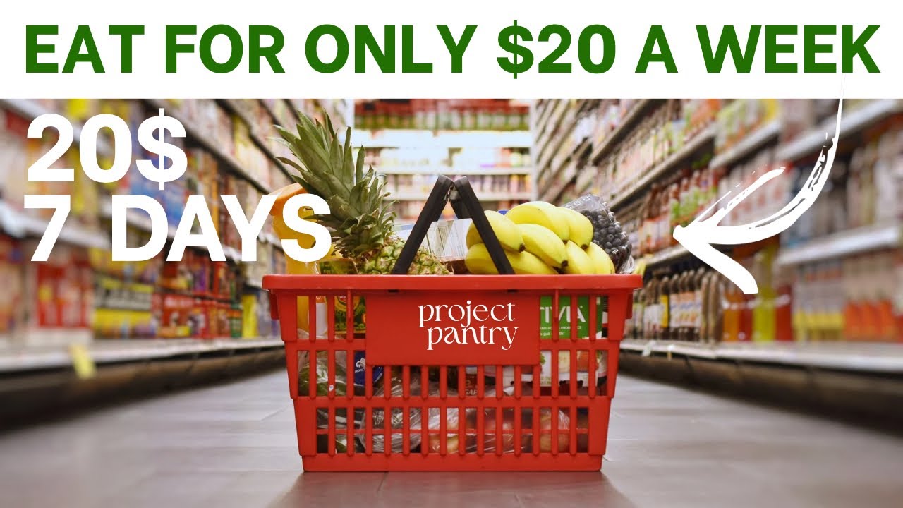 Как питаться на 20 долларов в неделю (метод покупок в продуктовом магазине) | Экстремальный проду...