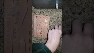 Running baseball suture.
