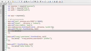 21. Basic Routing Using Express: Node.js