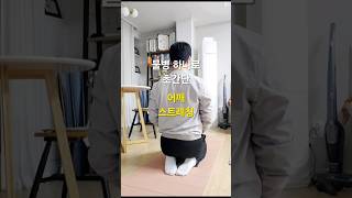 물병 하나로 초간단 어깨 스트레칭 (Shoulder&amp;Back Stretching) #짬트 #어깨운동 #초간단운동