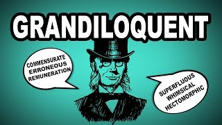 Learn English Words: GRANDILOQUENT - Meaning, Vocabulary Lesson with Pictures and Examples