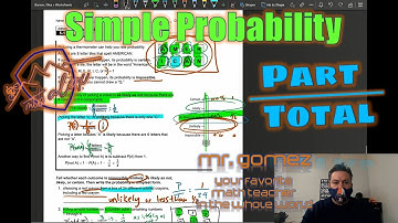 Probability // Part over total // 7th Grade // TEKS 7.6.I, 7.6.A, 7.6.D, 7.6.D, 7.6.E