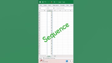 How to Use SEQUENCE Function in Excel | Excel Tutorial for Beginners #excel