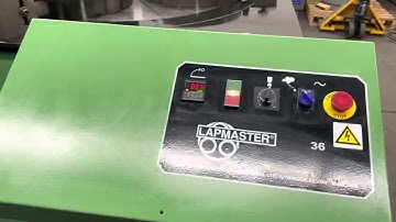 LAPMASTER 36” LAPPING MACHINE OPEN FACE