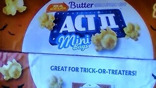 Act II Butter Mini Bag Microwavable Popcorn