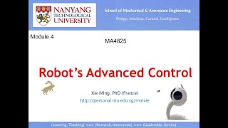 MA4825 Module 4 - Robot's Advanced Control