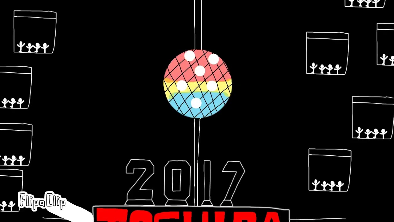 2017 New Year’s Time Square Animation