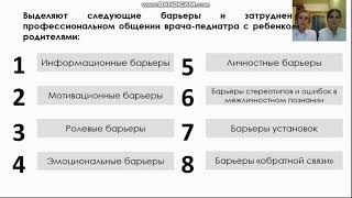 ПРОБЛЕМА ВЗАИМООТНОШЕНИЙ ВРАЧА-ПЕДИАТРА С ПАЦИЕНТОМ И ЕГО РОДИТЕЛЯМ