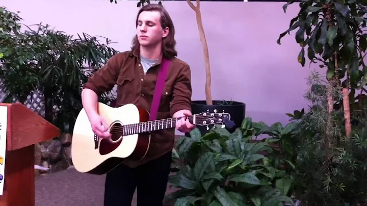 Charlie Jacobsen performs at CMF press conference