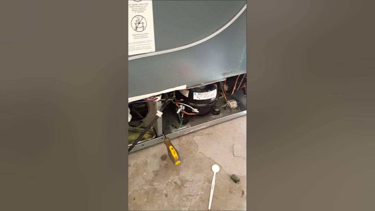 DIY. Recharge freon on free fridge. Maytag. YouTube