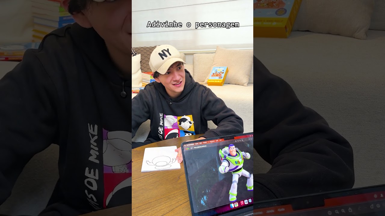 Desafio do retrato falado com o Buzz Lightyear