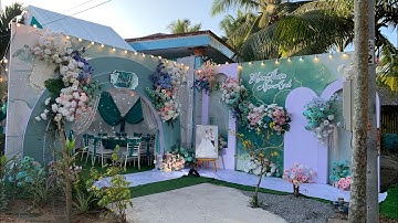 Rạp Cưới - Sân khấu Tone Xanh Cổ Vịt