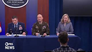 WATCH: U.S. military leaders hold briefing on recruitment goals and challenges for 2025