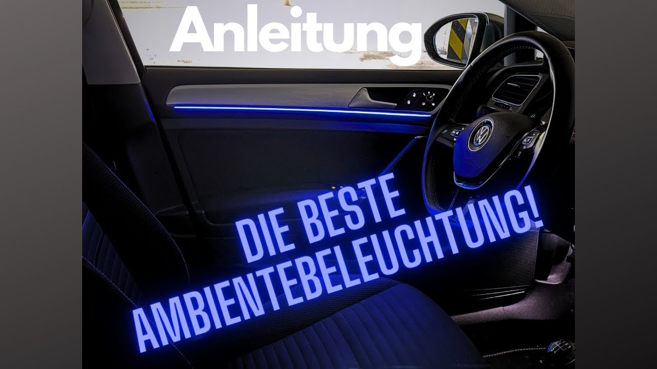 Ambientebeleuchtung nachrüsten in jedem Auto / RGBIC RGB full LED Ambient  light / Letronix / w219 