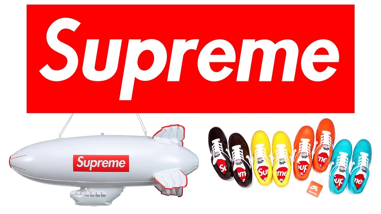 SUPREME drop 3 Mini box logo, Dirigibile e collab Nike YouTube