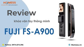 REVIEW KHÓA CỬA VÂN TAY THÔNG MINH A900