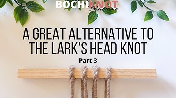 Use The Constrictor Knot Instead of a Lark