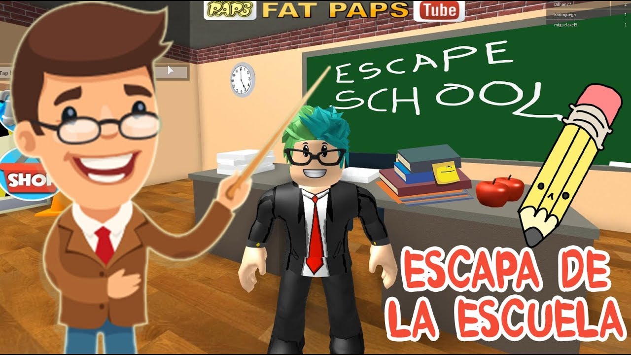 Juegos De Roblox Escape De La Escuela