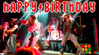 Happy Birthday song AC/DC style ⚡️ Rubix Kube ⚡️ acdc ac dc rock heavy metal #shorts​