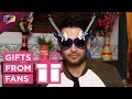 Gift segment of vivian dsena where he received token of love by his fans