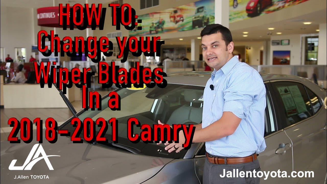 How to Change Your Wiper Blades in a Toyota Camry YouTube