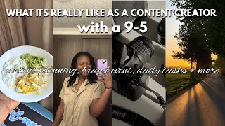 DAY IN MY LIFE AS A GROWING CONTENT CREATOR WITH A JOB *trying to stay disciplined*
