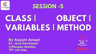 Celebrity 🎯 Java Session 5: Class | Object | Variables | Method Explained with Real-Life Example Profile