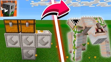 How to Spawn These EVIL IRON GOLEM CHEST in Craftsman Building Craft