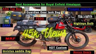 Top Accessories for Royal Enfield Himalayan bs6 | Best modification on Royal Enfield Himalayan Bs6