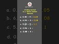 How to divide decimals by whole numbers mentally? Here's a hack just for you! #maths #mathematics