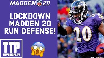 Best Madden 20 Run Defense! Stop the Run Easy!
