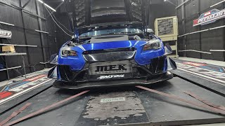 Back on the Dyno with our Subaru WRX STI Stage 4 upgrades with our Garrett G30 900 turbo