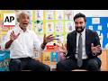 Obama and Mamdani sing 'Wheels on the Bus' to preschoolers in New York
