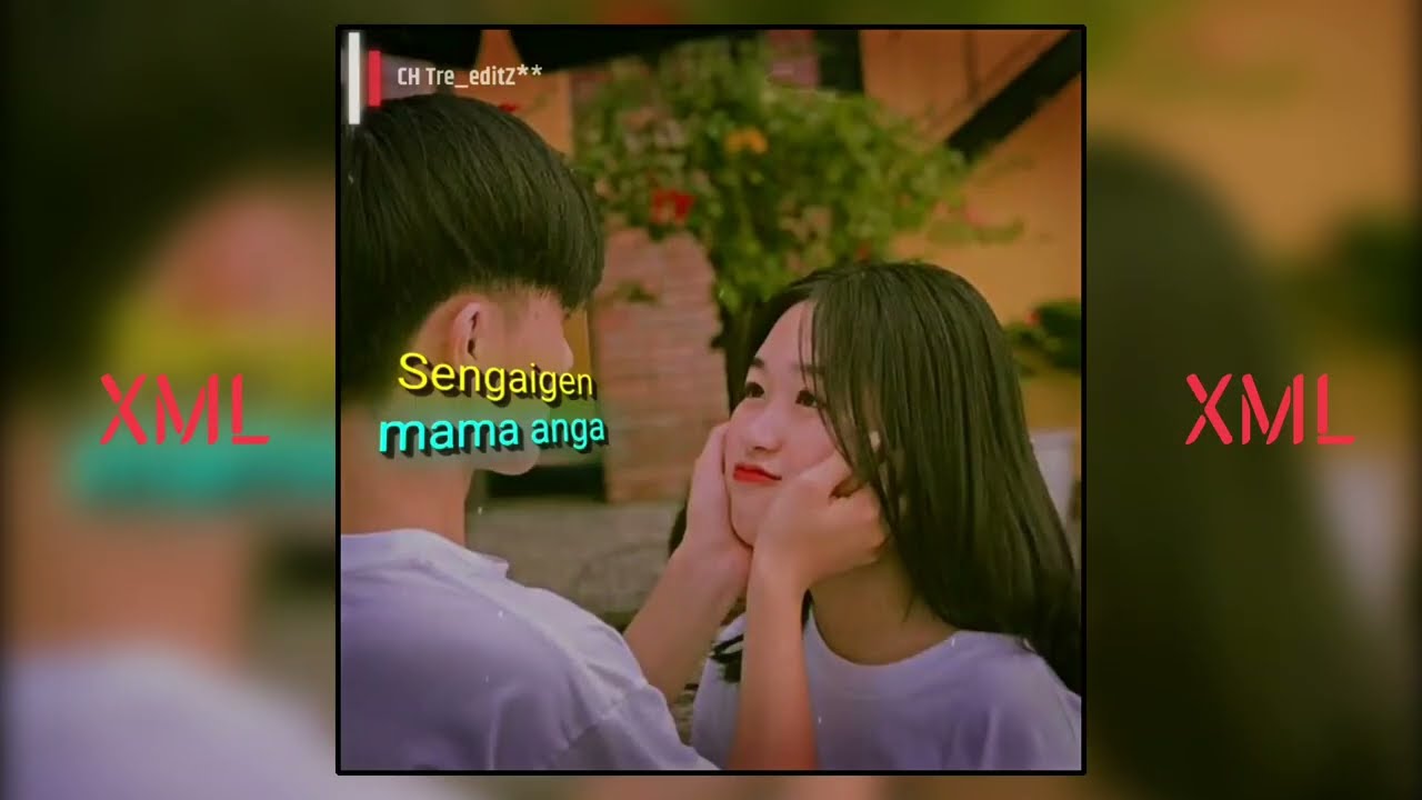 Sengaigenba mama anga || Garo song || lyrics Alight motion editz whatsapp status 💞❤️