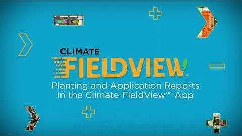 Creating Planting and Application Reports