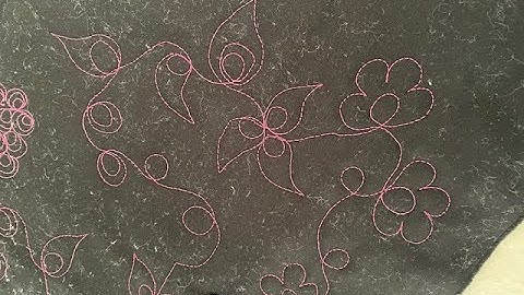 Quilting Video - Loops and More - Free Motion Quilting
