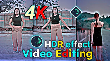 New Alight Motion HDR Blue Effect Editing Video | trending HDR Cc Effect | Technical Asmatali