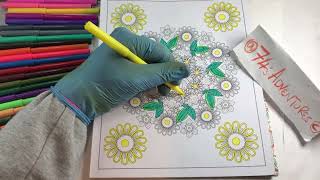 💎 LIVE MANDALA ART 🖼️ ASMR | Ep.12- COLOURING MANDALAS | SACRED GEOMETRY 📐| @74sADVENTURES©️