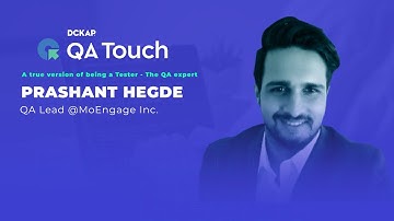 QA expert Prashant Hegde talking about real-time challenges of a Testers on Global Tester’s Day