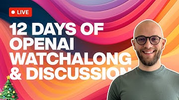 OpenAI o3 and o3-mini - Day 12 of 12 Days of OpenAI - Livestream watchalong and discussion